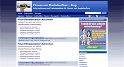 Desktop Screenshot of fitness-muskelaufbau.ebuxx.de